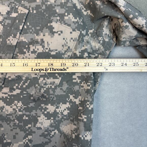 US Army Digital Camo ACU Jacket Medium Regular Coat Army Combat Uniform - Picture 6 of 8